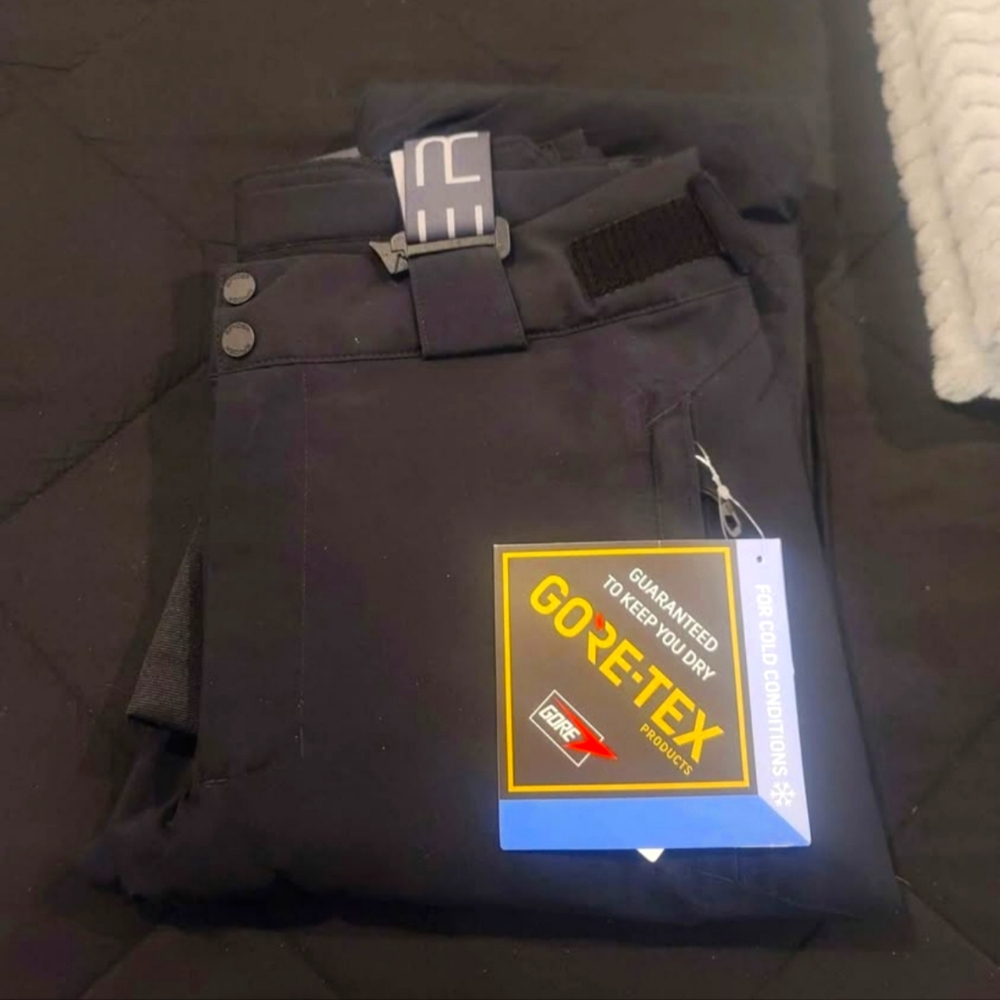 Spyder GORE-TEX Black Snow Pants W Bibs